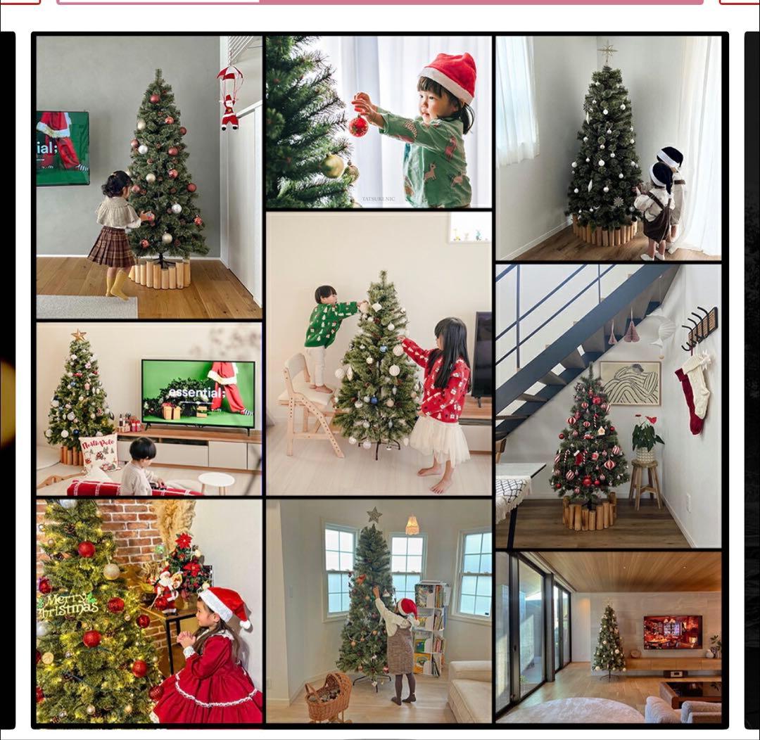 Alsace アルザス クリスマスツリー 120cm 麻バッグトップスターSET