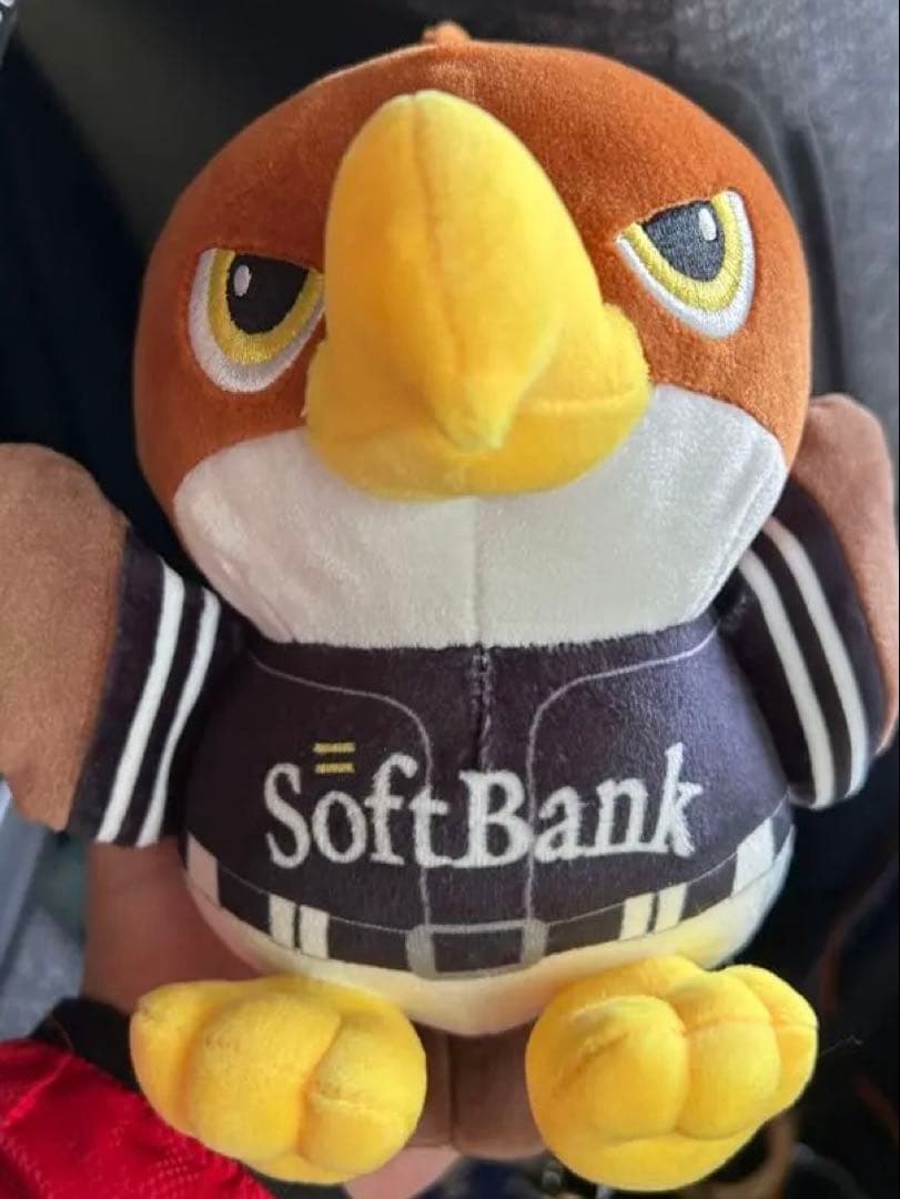 ソフトバンクホークス ぬいぐるみ ビジター鷹 3等 - メルカリ
