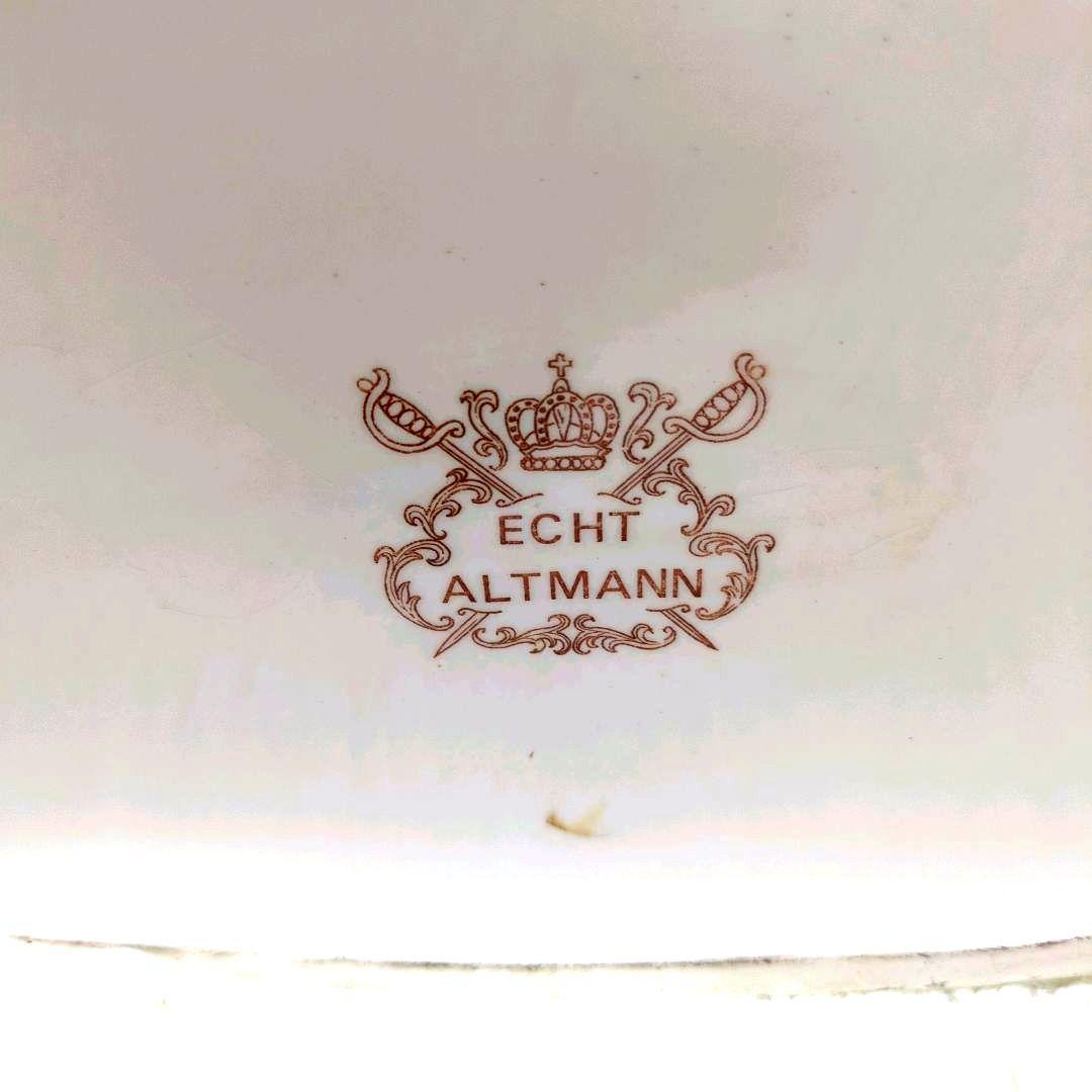 アルトマン ECHT ALTMANN 白馬 3頭 オブジェ置物　馬・ホース　陶器