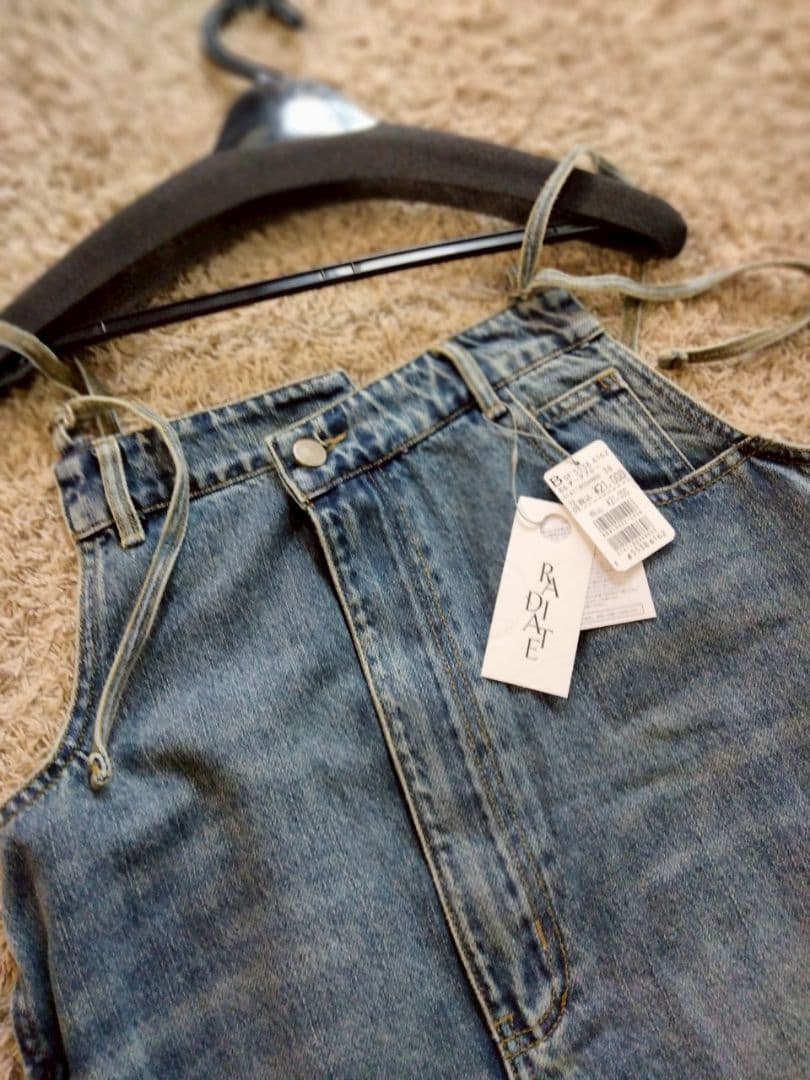 RADIATE デニムジャンパースカート　フリーサイズ