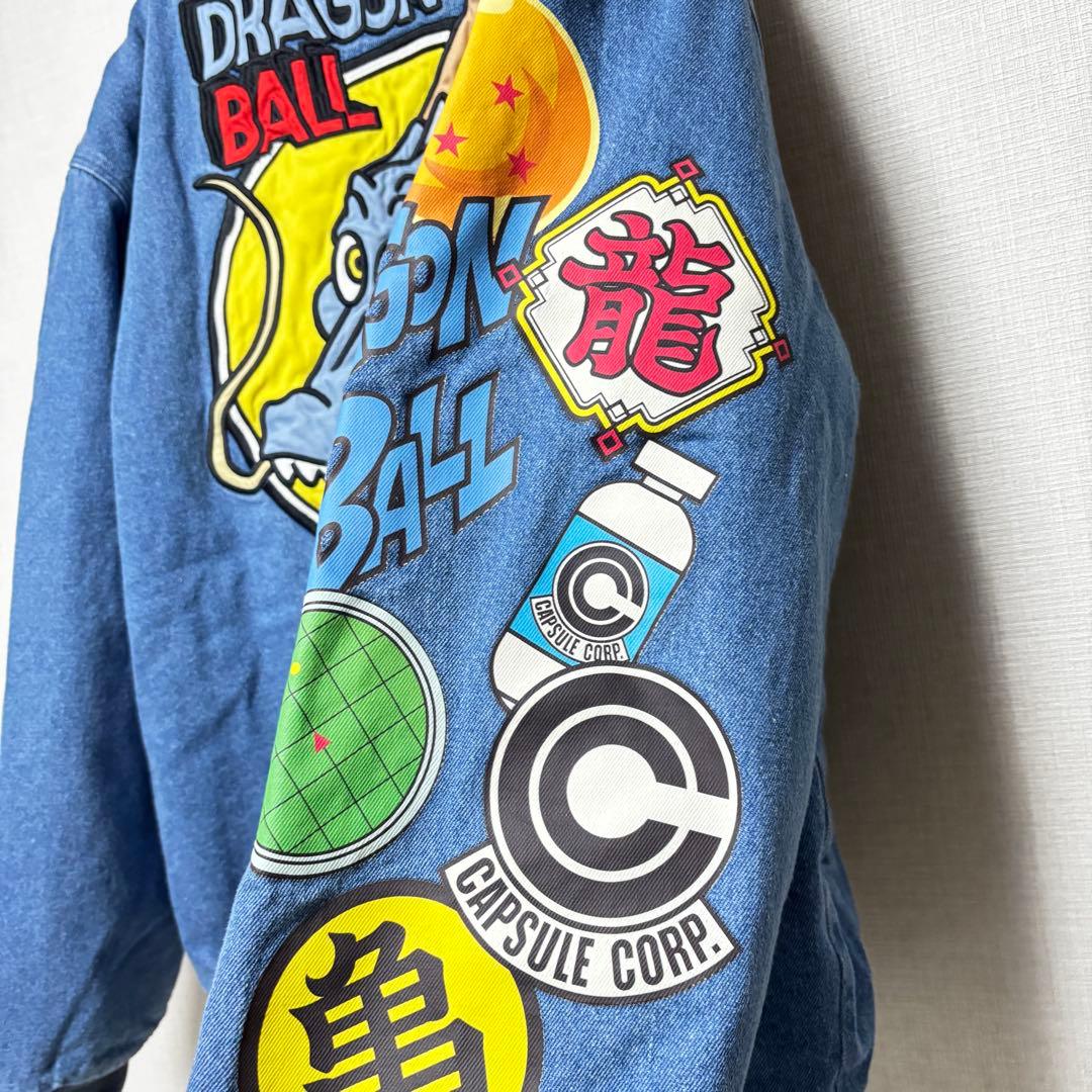 【24時間以内発送】BREEZE ドラゴンボールコラボ デニム ジャケット L