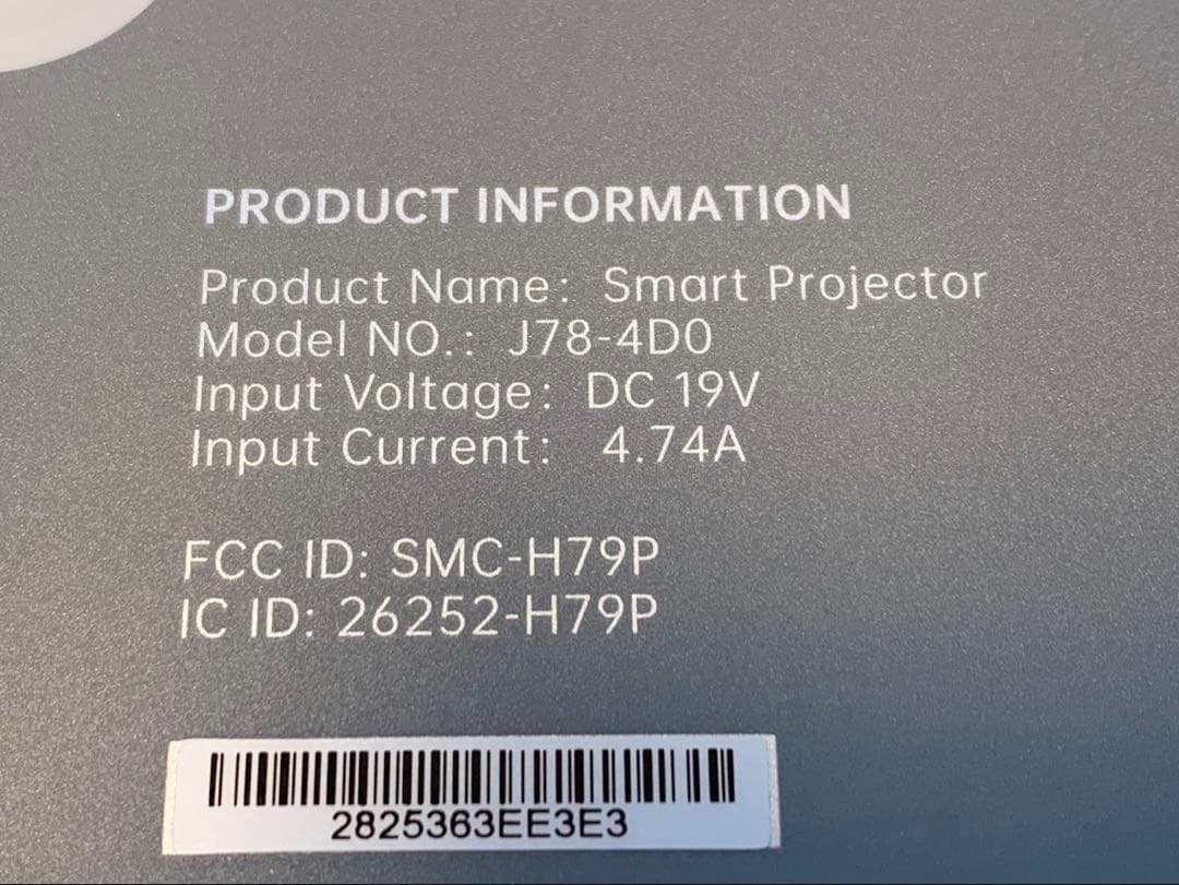 ⭐️ML11-11⭐️ 新品未使用　超短焦点プロジェクター O1 J78-4D0