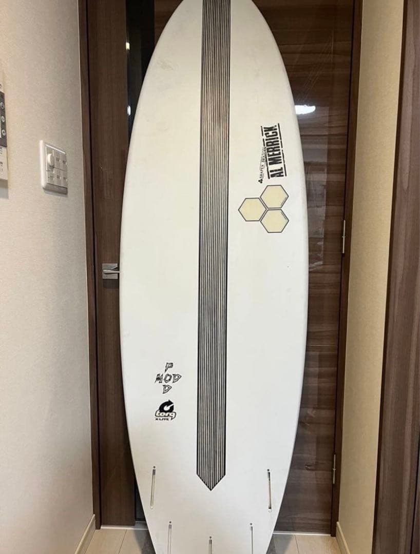 【サーフボードセット】AL MERRICK PODMOD フィン、リーシュなど付