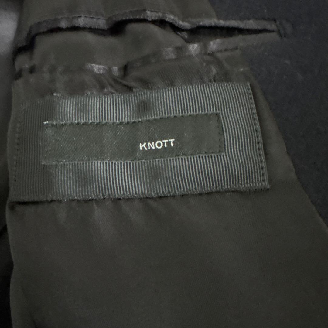 【美品】TOMORROWLAND KNOTT チェスターコート ネイビー