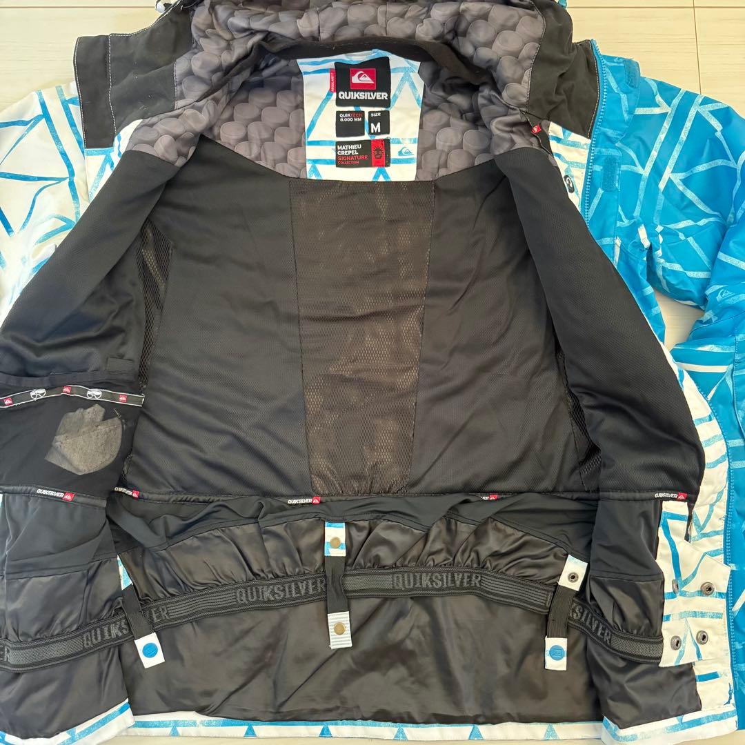 クイックシルバー スノーボード ジャケット パンツ グローブ ネックウォーマー