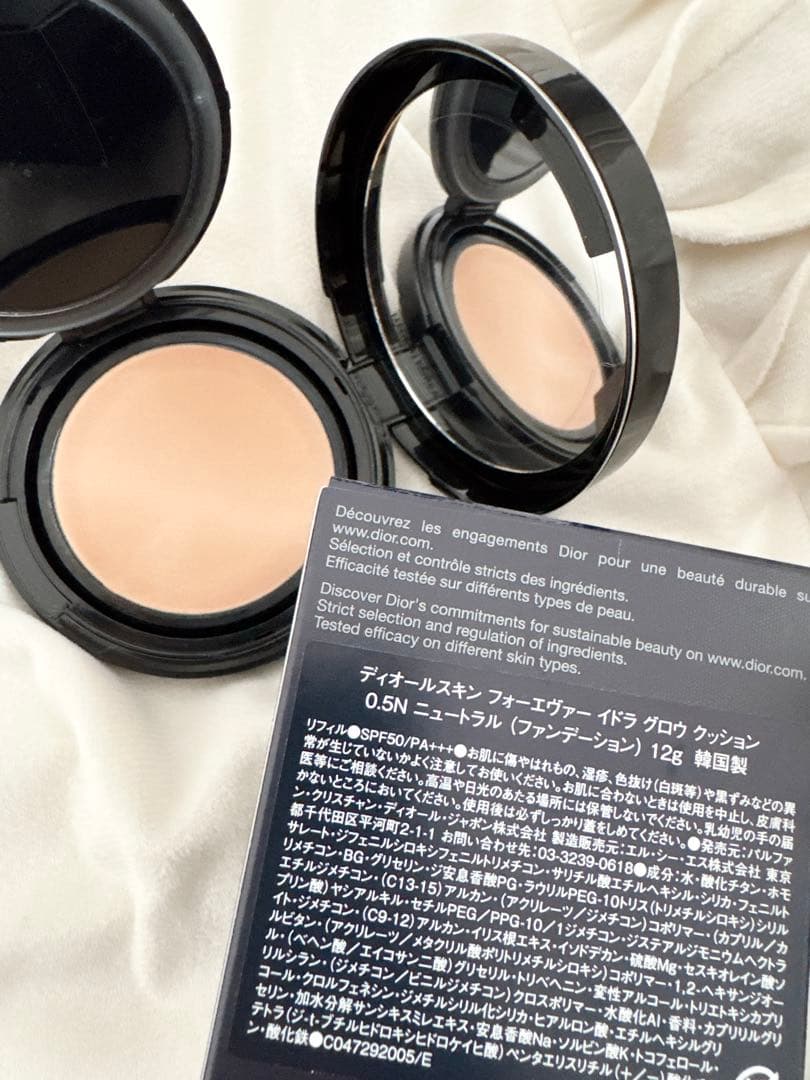 ディオールスキン フォーエヴァー イドラグロウクッション❁ケース&限定BOX付