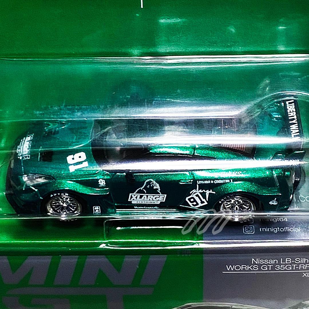 MINIGT LBWK × XLARGE GT NISSAN 35GT グリーン - メルカリ