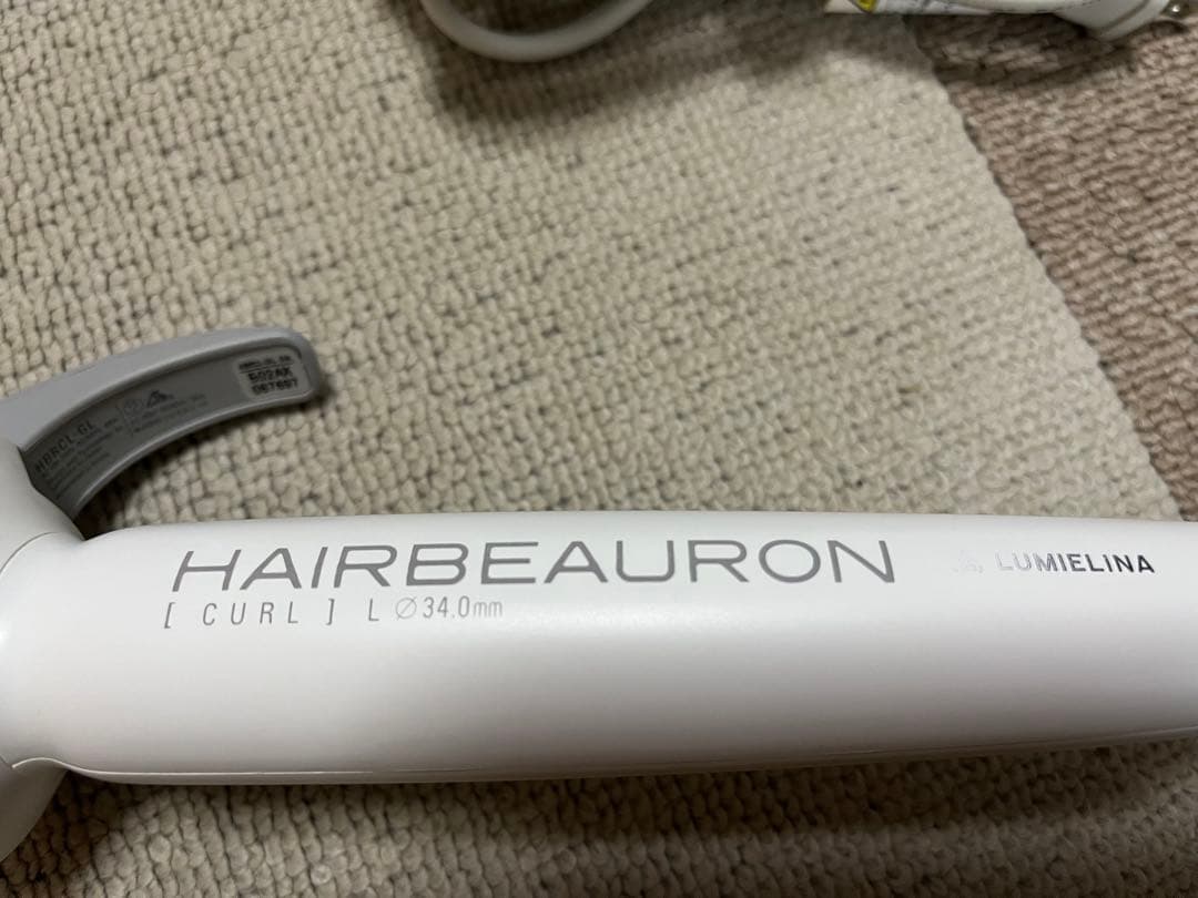 ヘアビューロン カールヘアアイロン 34mm バイオプログラミング