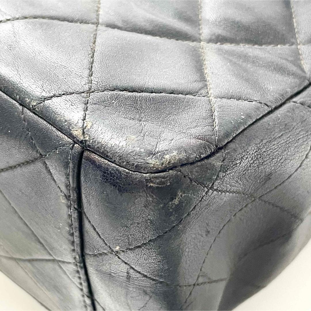 フォーキーシャネル　デカマトラッセ34 ラムスキン　ダブルチェーン