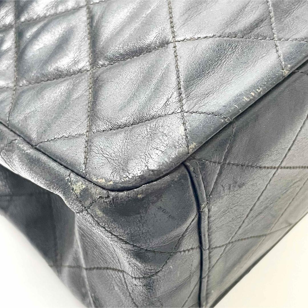 フォーキーシャネル　デカマトラッセ34 ラムスキン　ダブルチェーン