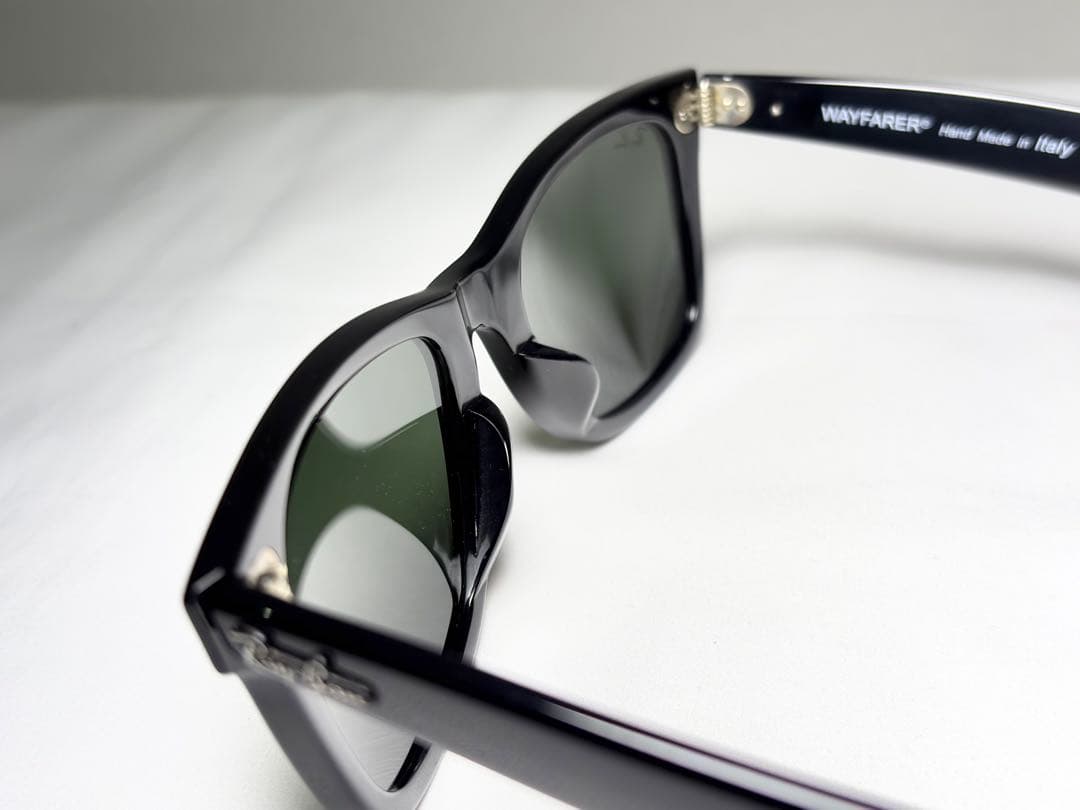 極美品！レイバン RB2140F ウェイファーラー ブラック サングラス