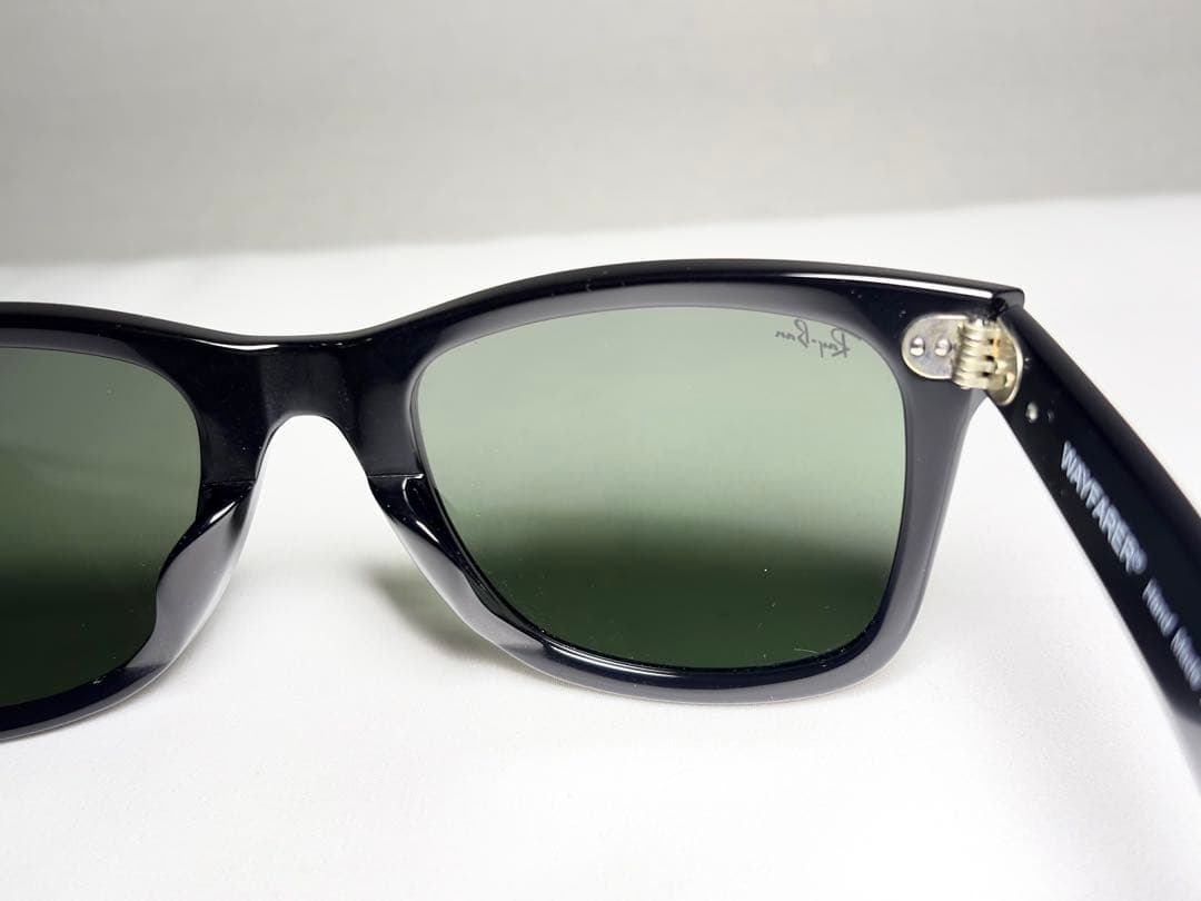 極美品！レイバン RB2140F ウェイファーラー ブラック サングラス