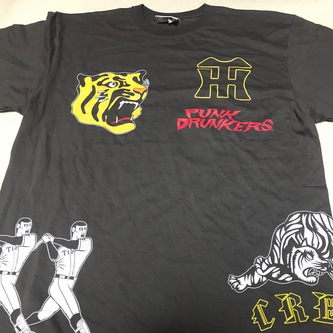 punkdrunkers XXL 阪神タイガース 未使用 Tシャツ 優勝 記念