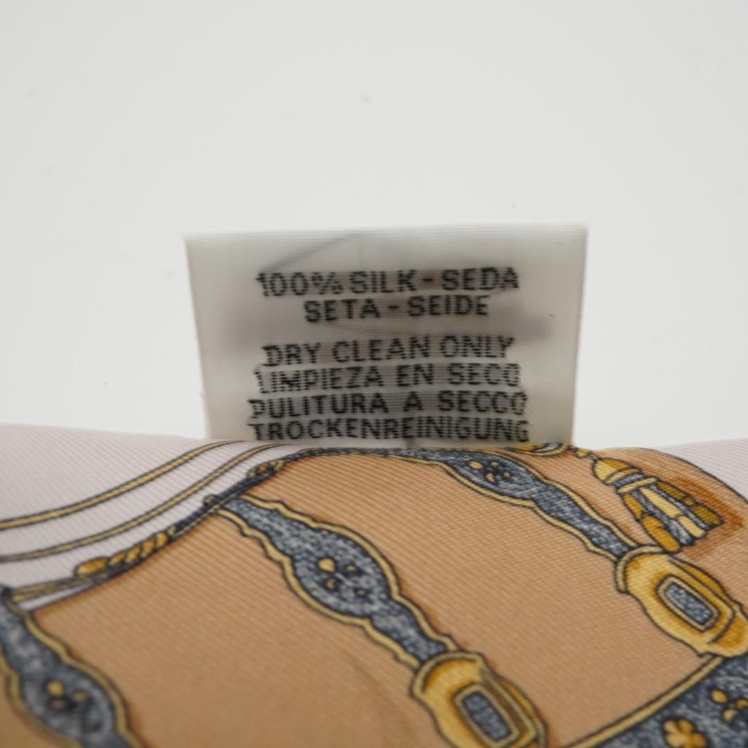 HERMES ツイリー ピンク シルク GRAND APPARAT