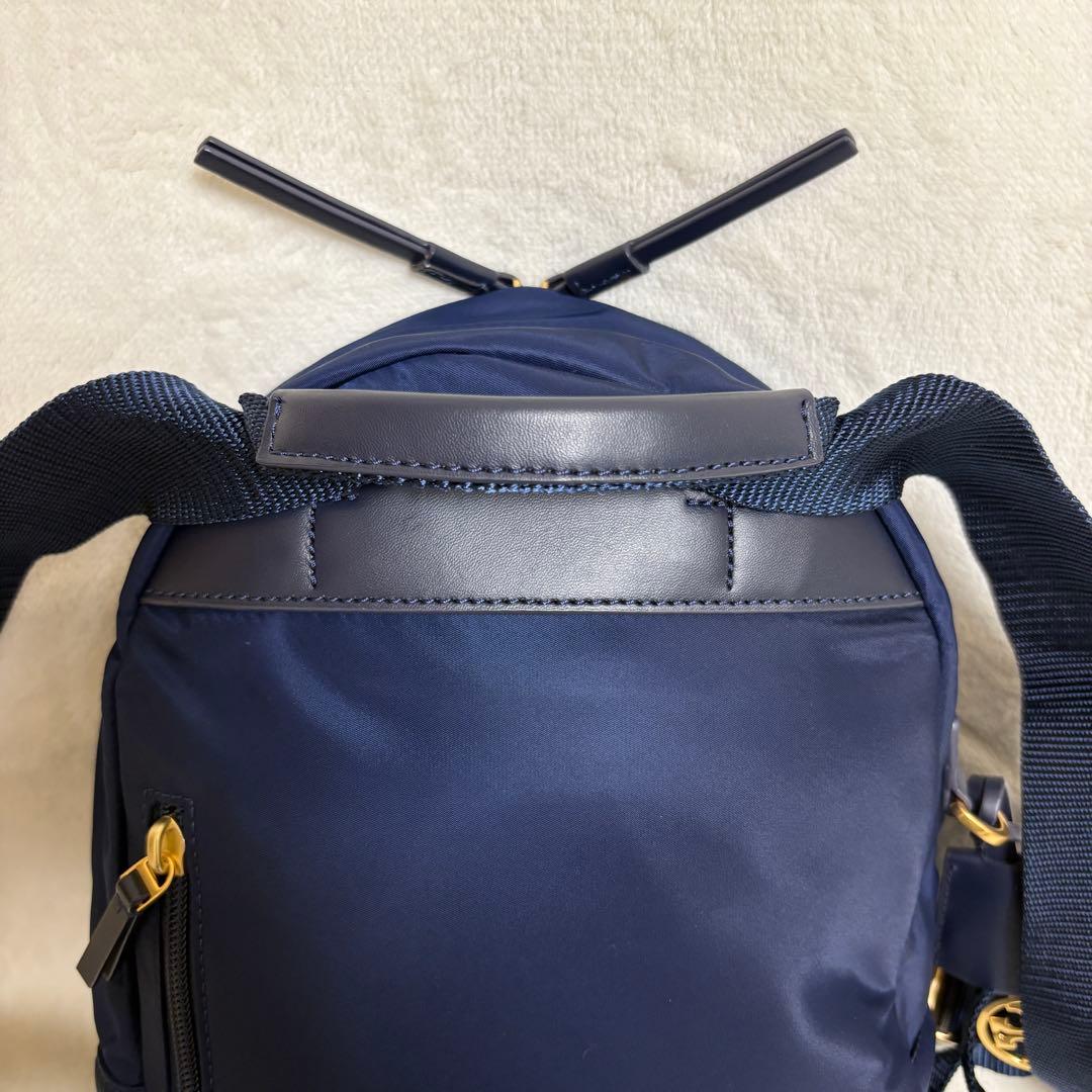 【石井様用】トリーバーチ リュック パイパー スモール ナイロン チャーム ロゴ