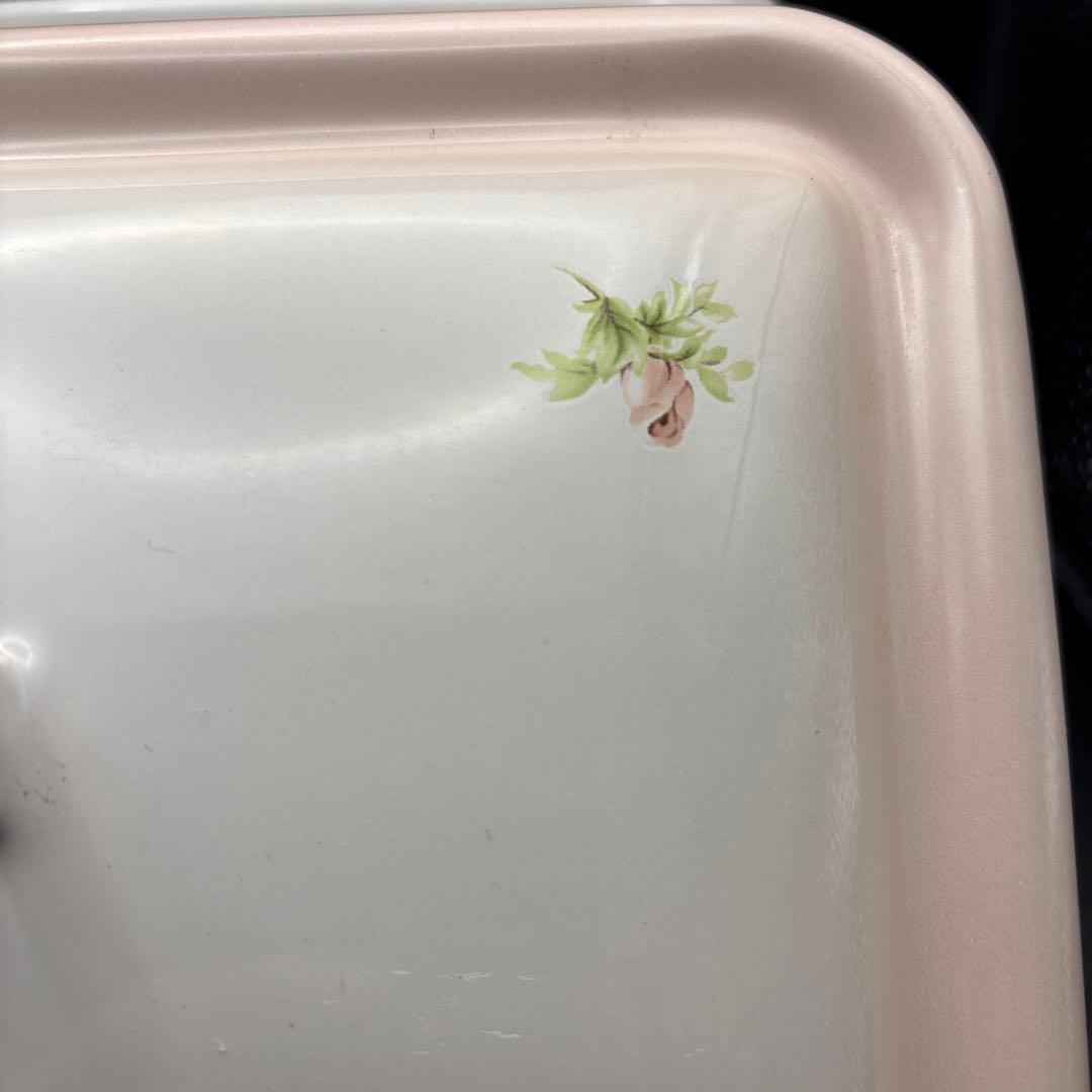 プラン・ド・パリ　ジュリアン　角ストッカー　ピスケット缶　ホーロー　琺瑯