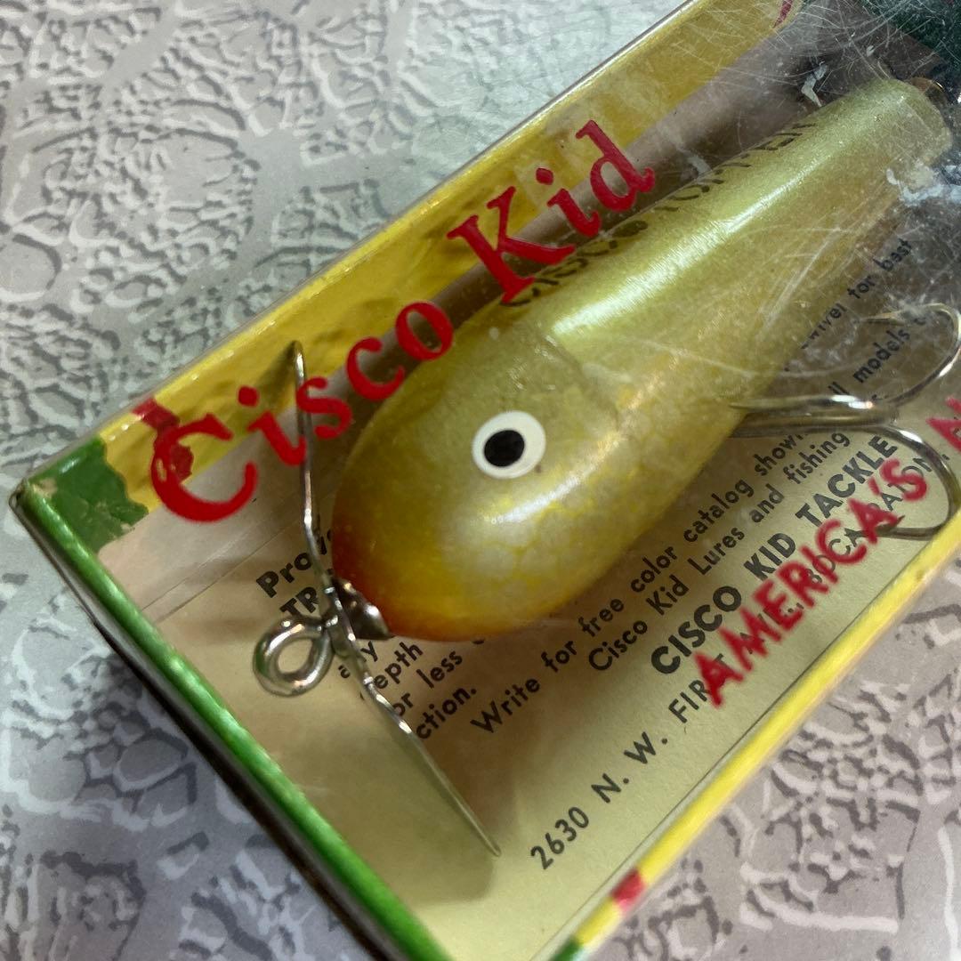 ヴィンテージルアーCisco Kid トップウォーター ゴールド