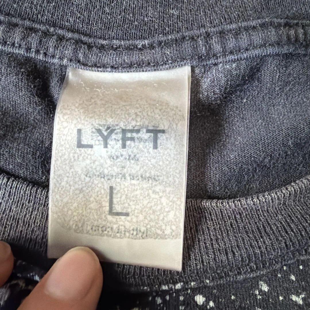 LYFT ブラック スプラッターデザイン Tシャツ 完売品 - メルカリ