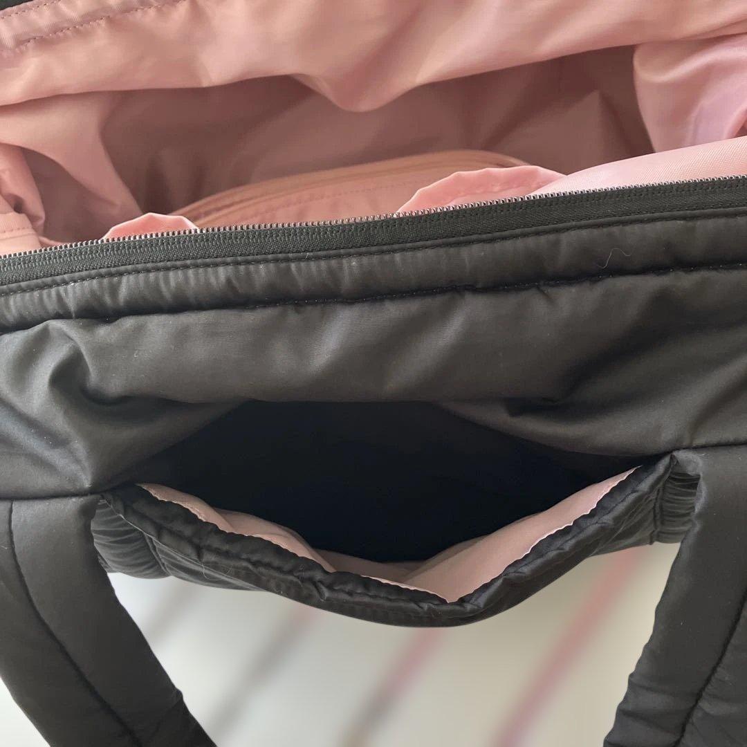 チャコットchacott キルティングレッスンバッグ　ブラック　トートバッグ