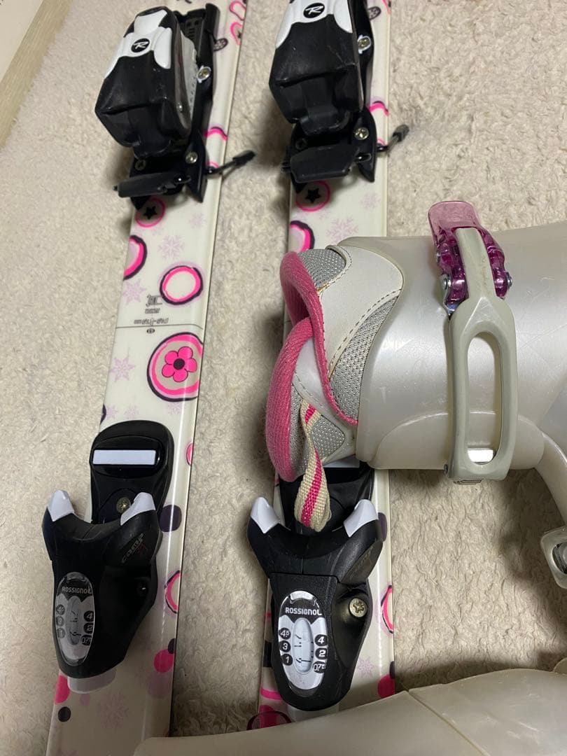 jr ダイナスター スキーセット120cmブーツ21cmストック 90cm中古