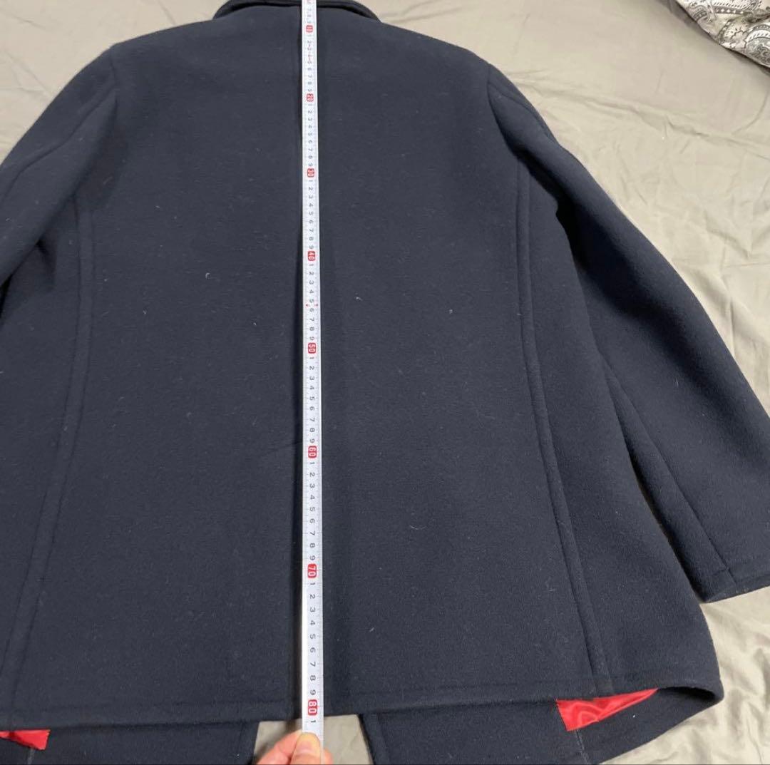 【極美品】J.PRESS Pコート ネイビー M ウールピーコート ジェイプレス