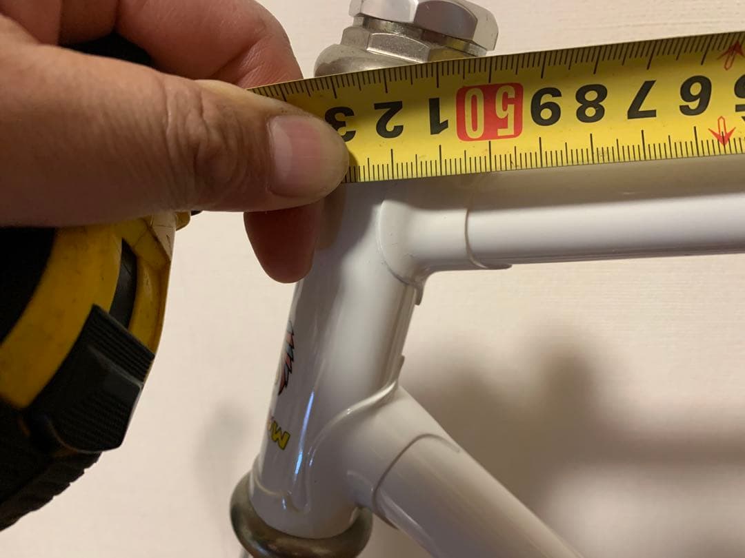 クロモリ　極美品ヴィンテージZUNOW ホワイト