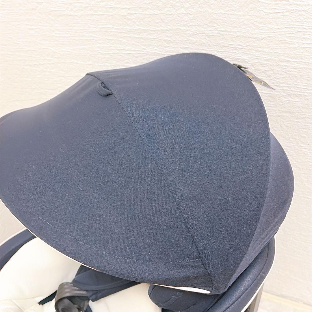 【美品】 コンビ チャイルドシート クルムーヴ スマート ネイビーISOFIX