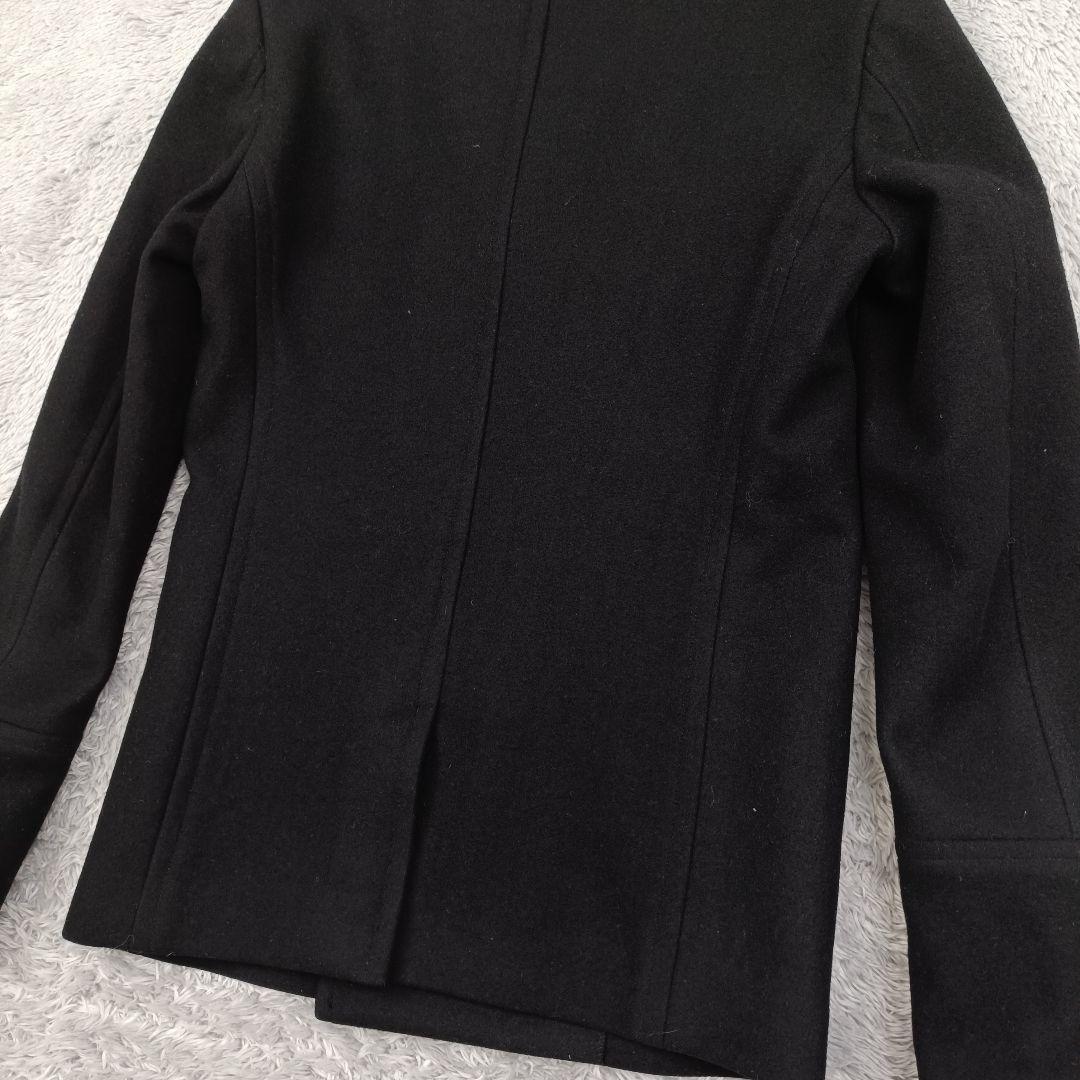 美品★ ATTACHMENT アタッチメント ピーコート Pコート 黒 メンズ