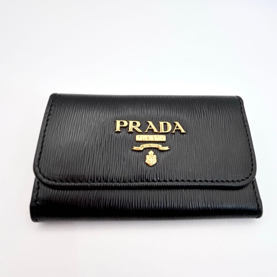 PRADA Key Case Black プラダ キーケース