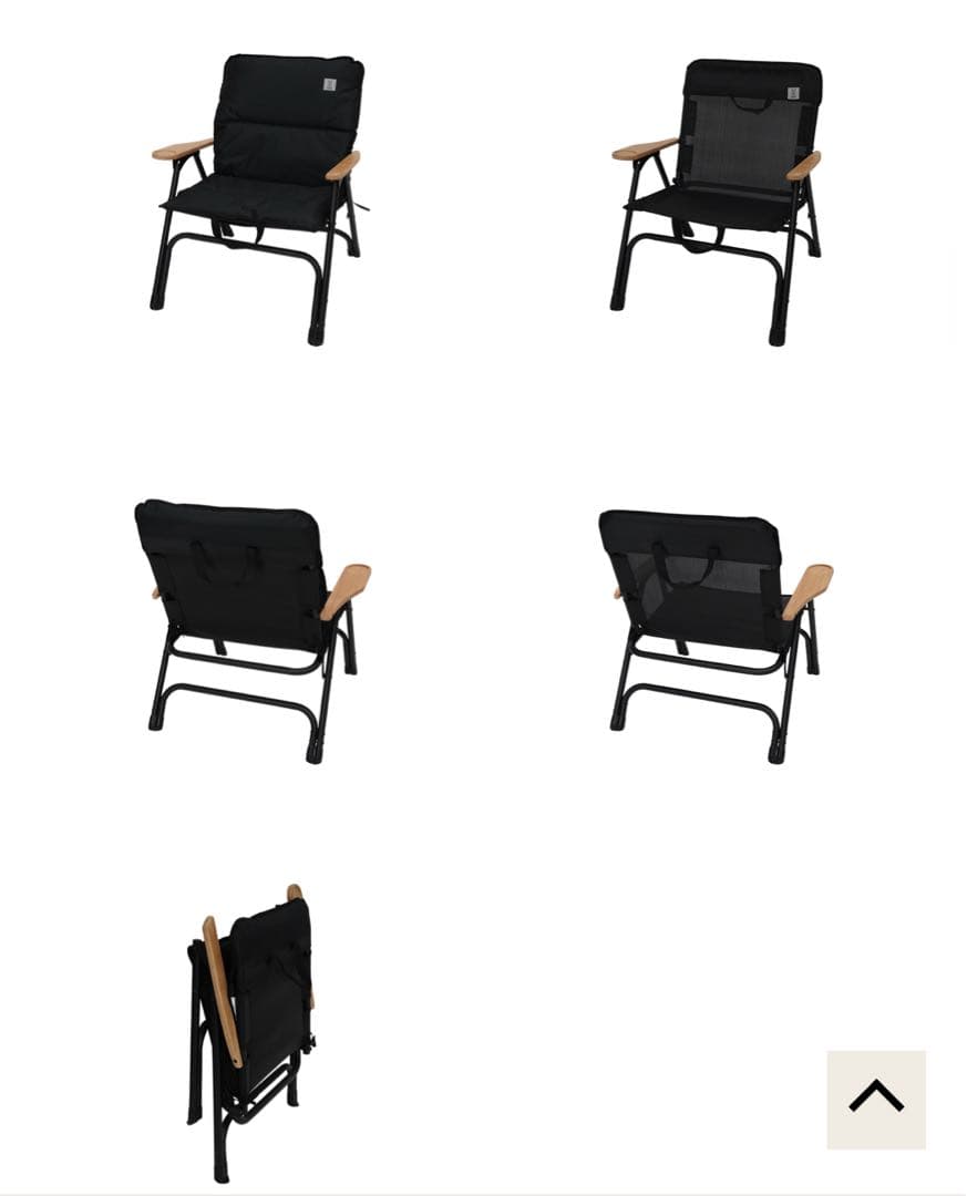 【新品】 DoD ユトリチェア　ブラック