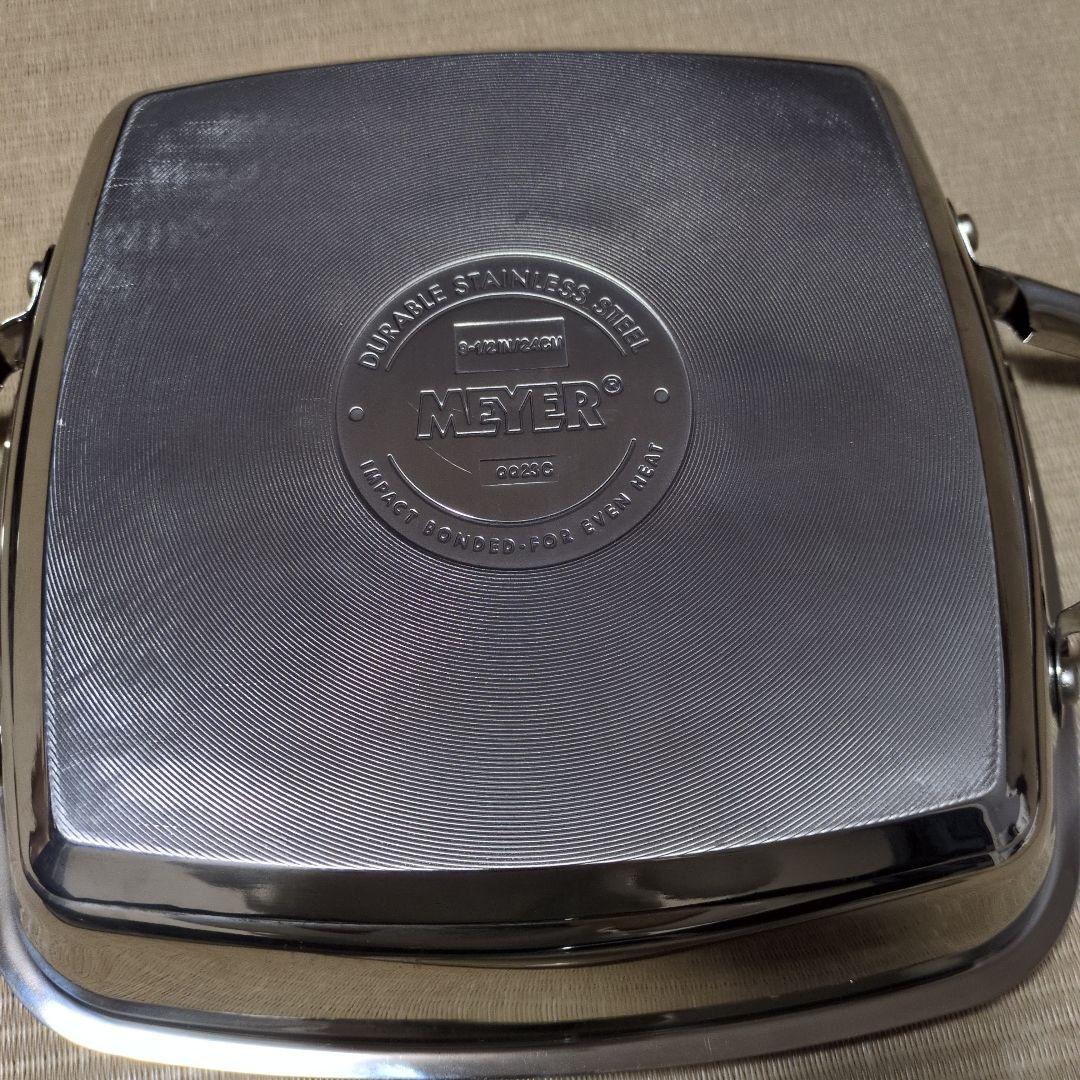 MEYER グリルパン ガラス蓋付き
