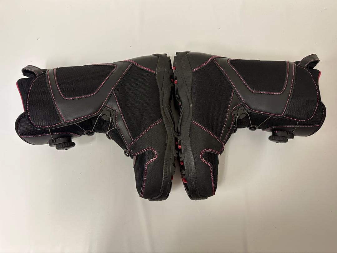 CANVAS 女性用スノーボードブーツ BOAブラック/ピンク 25.0cm