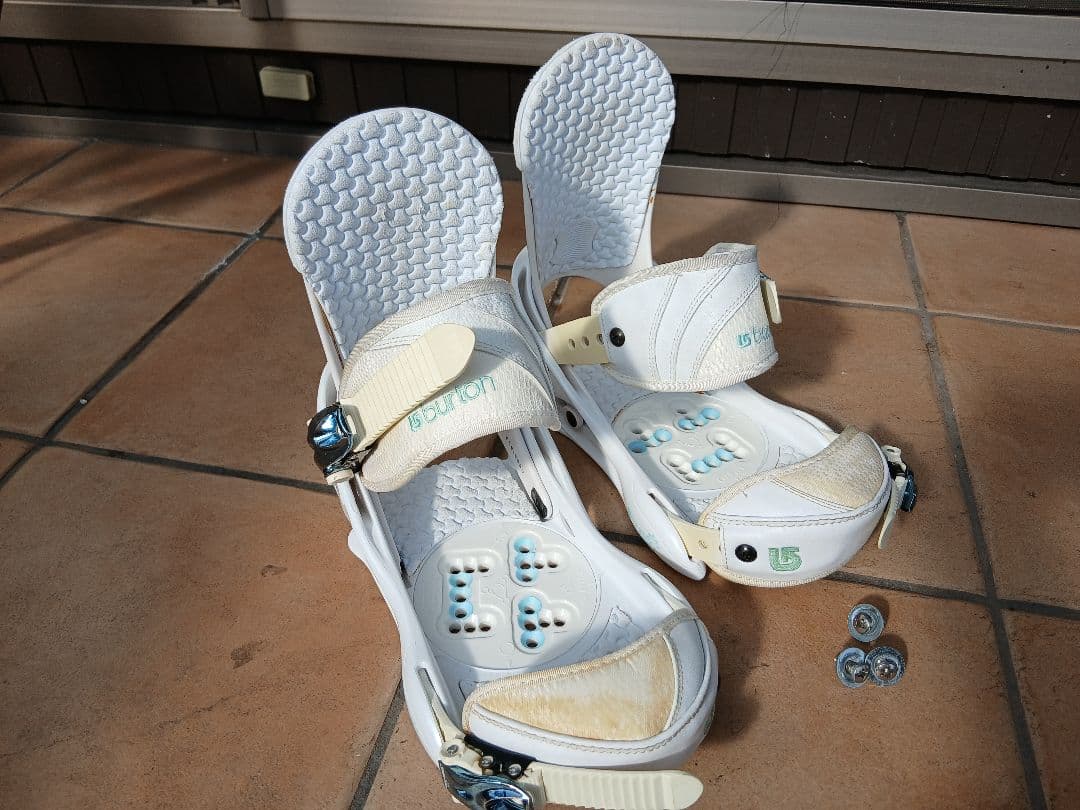 Burton スノーボード ビンディング ホワイト