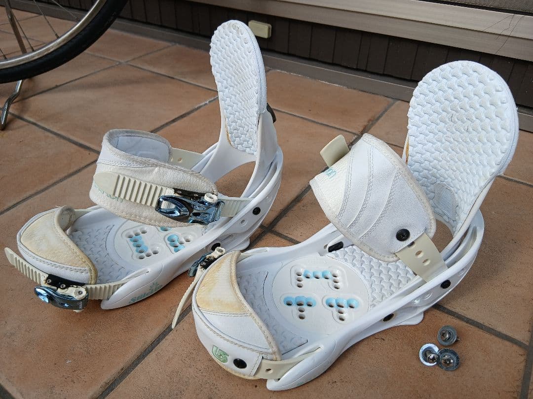 Burton スノーボード ビンディング ホワイト