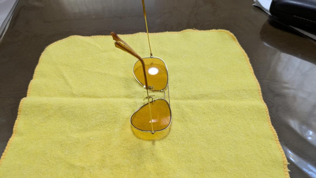 ☆値下げ！！＜希少/最初期型＞70年代ボシュロム　レイバンアンバーマティック美品