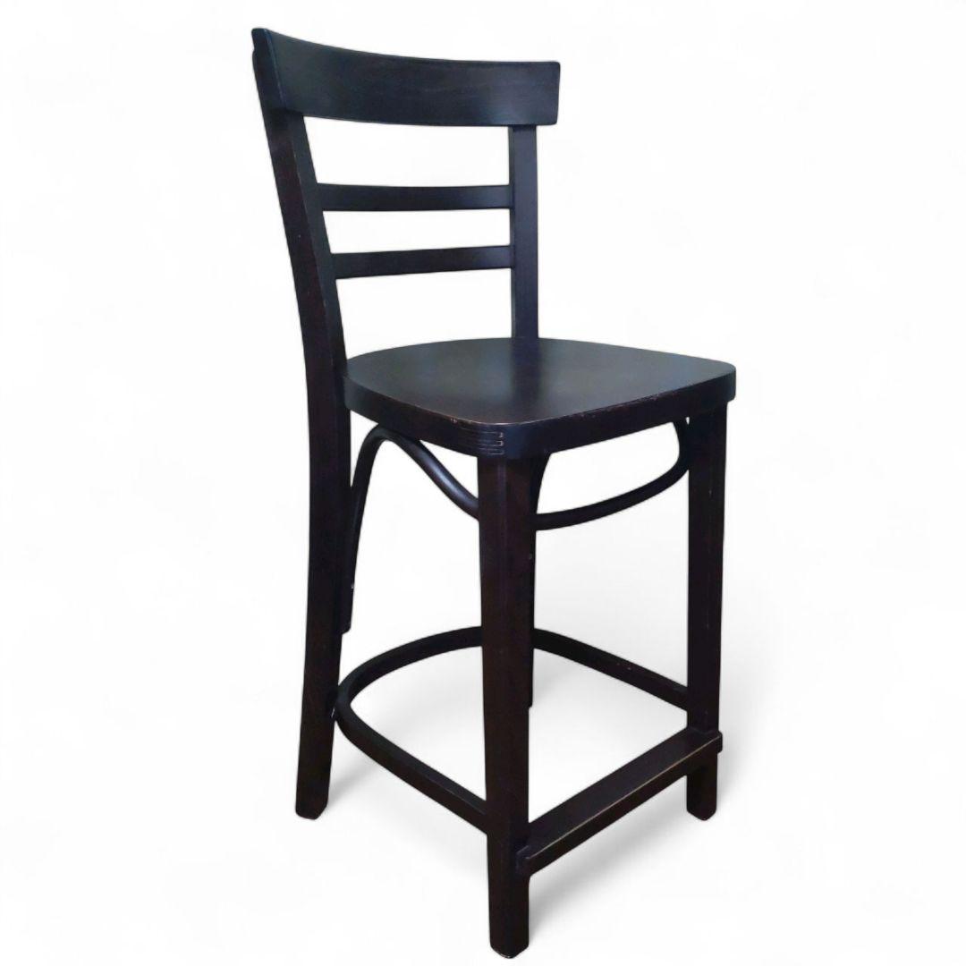 CRES　クレス　曲木　ハイチェア　カウンターチェア　ダークブラウン