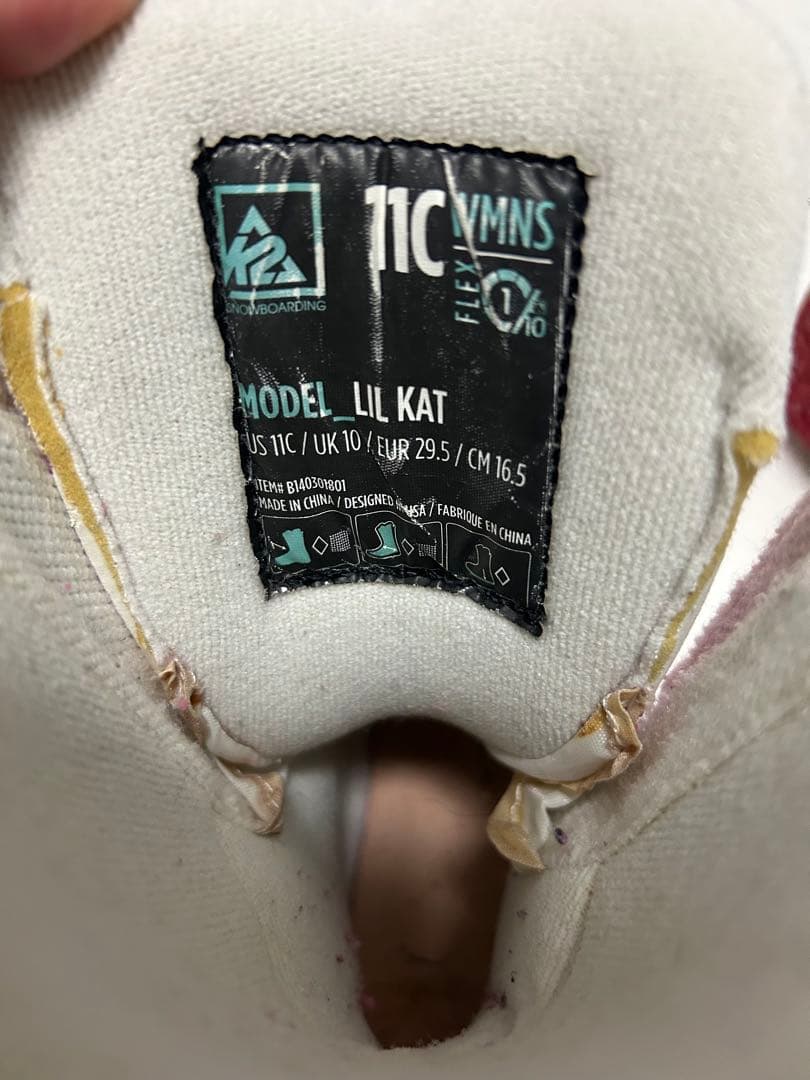 K2 スノーボードセット ピンク/パープル　キッズ