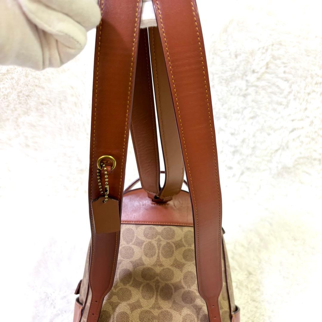 COACH コーチ シグネチャー リュック ターンロック キャンバス