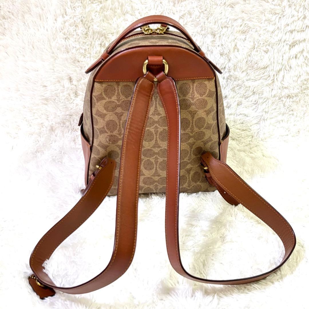 COACH コーチ シグネチャー リュック ターンロック キャンバス