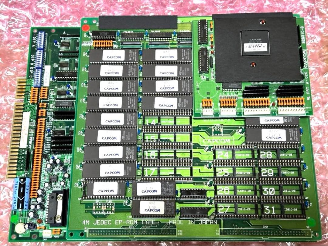 ストリートファイターⅡダッシュ アーケード基板 カプコン CPシステム