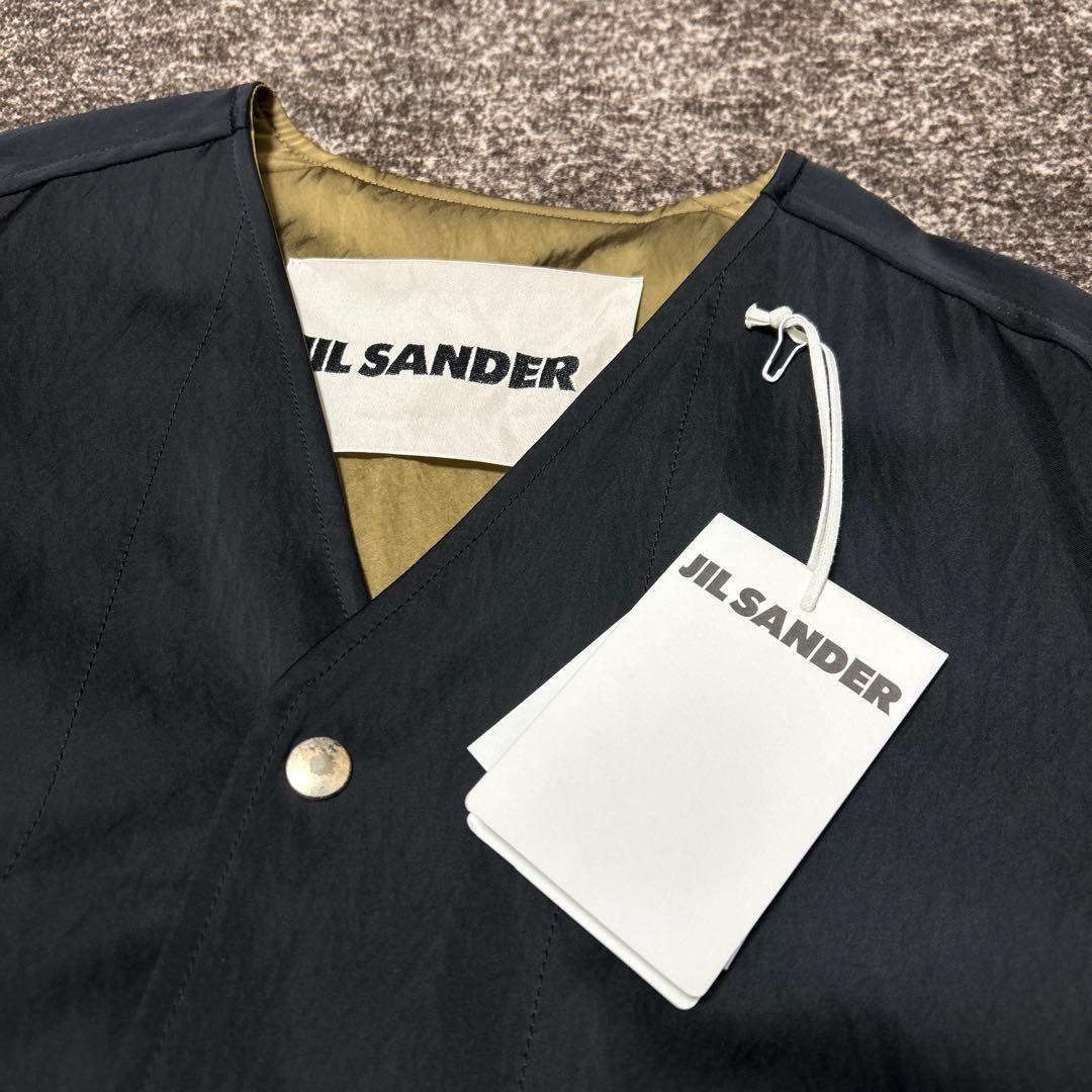 JILSANDER 2019年　名作　ノーカラーライナージャケット　美品
