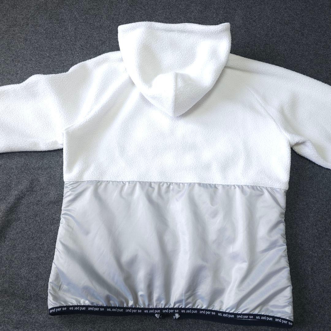 【アンパスィ】人気ロゴマーク×ロゴネーム 長袖ゴルフブルゾンジャケットM