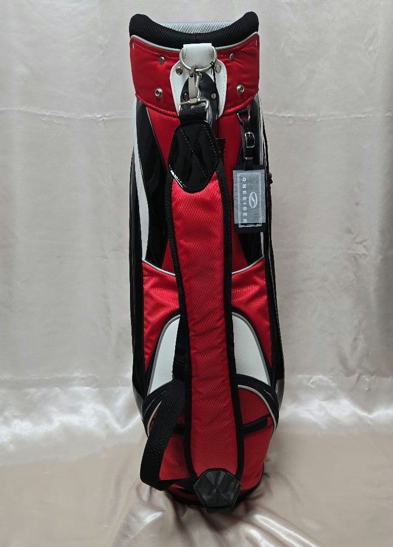 ONESIDER ゴルフキャディバッグ 9.0インチ レッド×ブラック