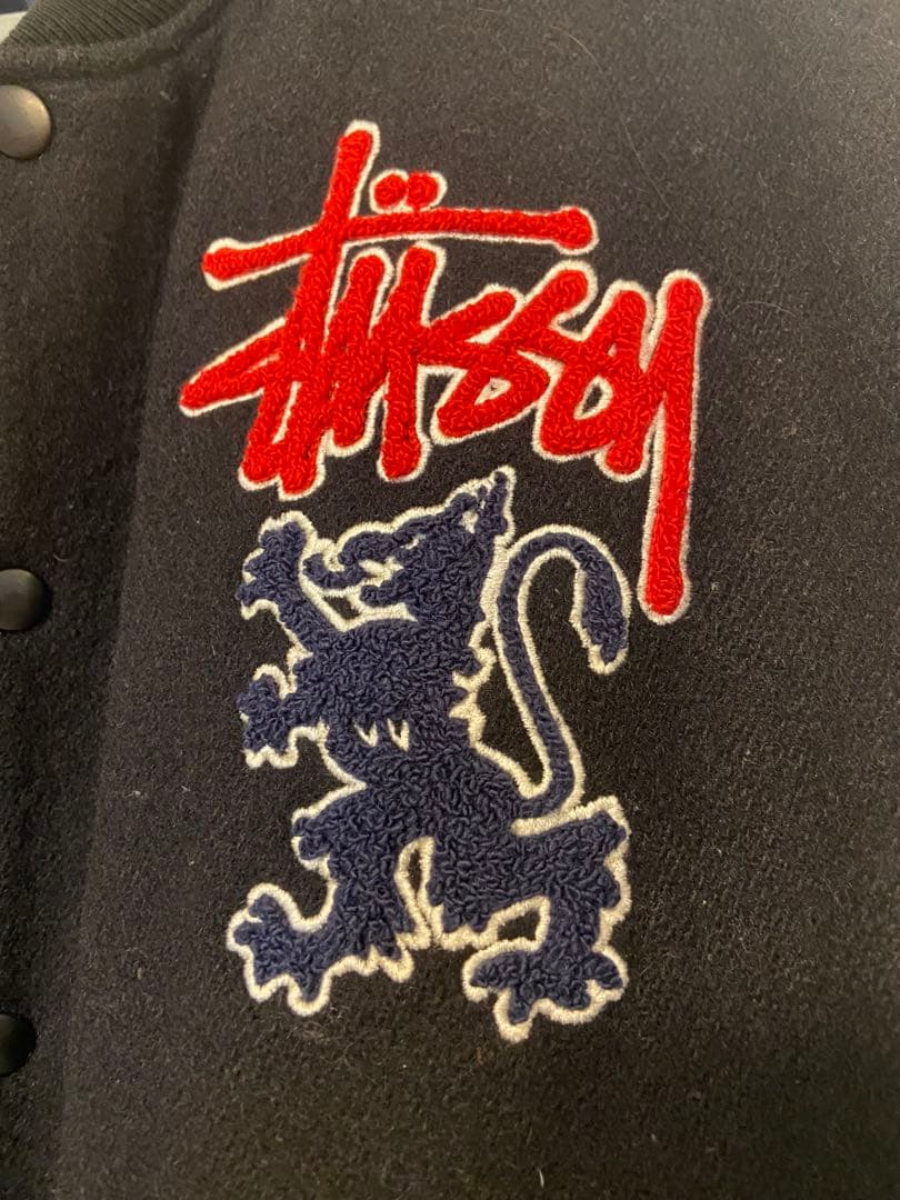 stussy オールド　ステューシー　ヴィンテージ　スタジャン 90s サイズL