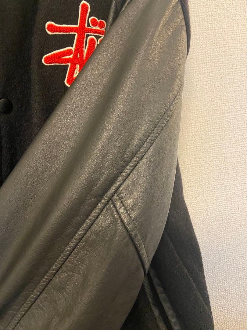 stussy オールド　ステューシー　ヴィンテージ　スタジャン 90s サイズL