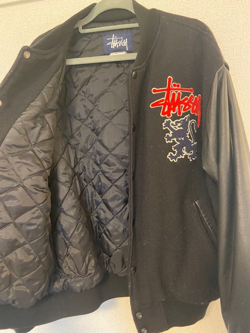 stussy オールド　ステューシー　ヴィンテージ　スタジャン 90s サイズL
