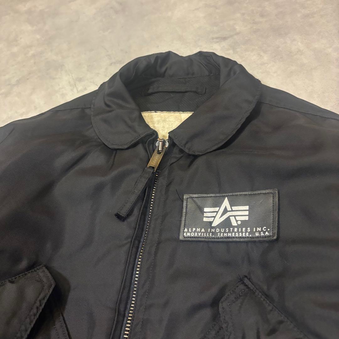 希少カラー 80s USA SCOVILL CWU-45p 短丈 ブラック　黒