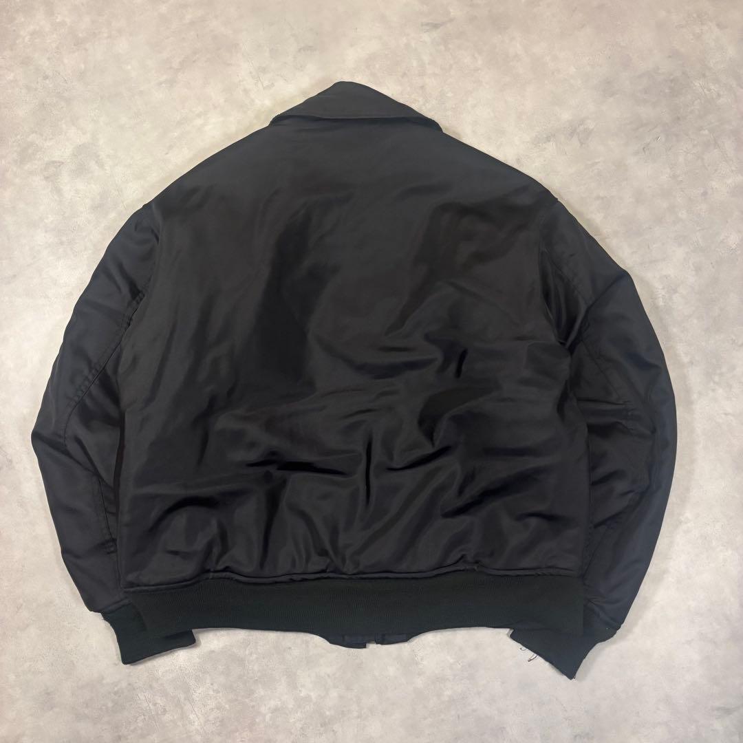 希少カラー 80s USA SCOVILL CWU-45p 短丈 ブラック　黒