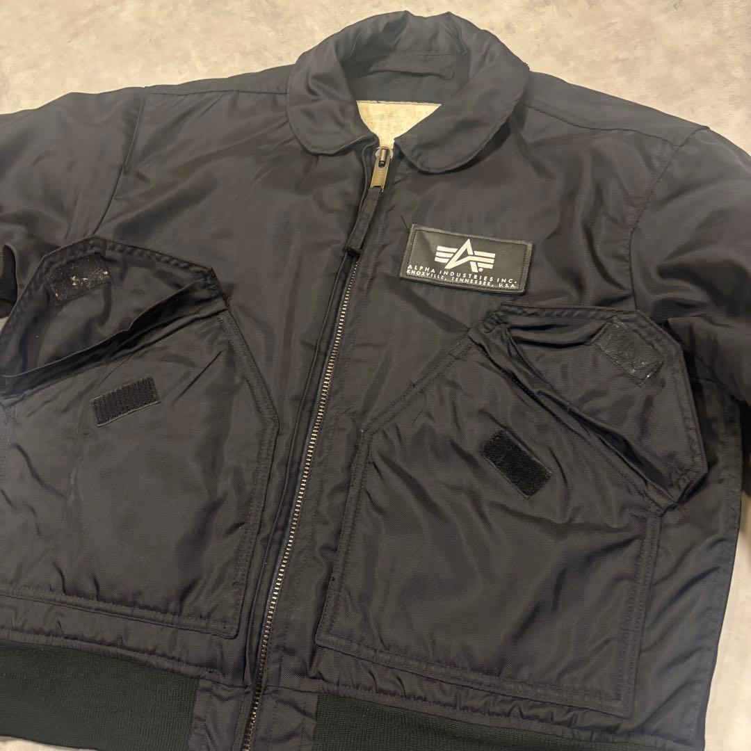 希少カラー 80s USA SCOVILL CWU-45p 短丈 ブラック　黒