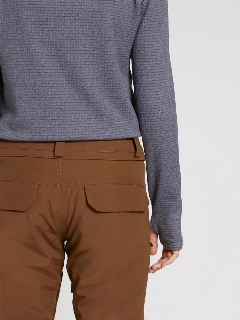 美品 Ｍ VOLCOM ゴアテックス スノー ウェア セット ブラウン